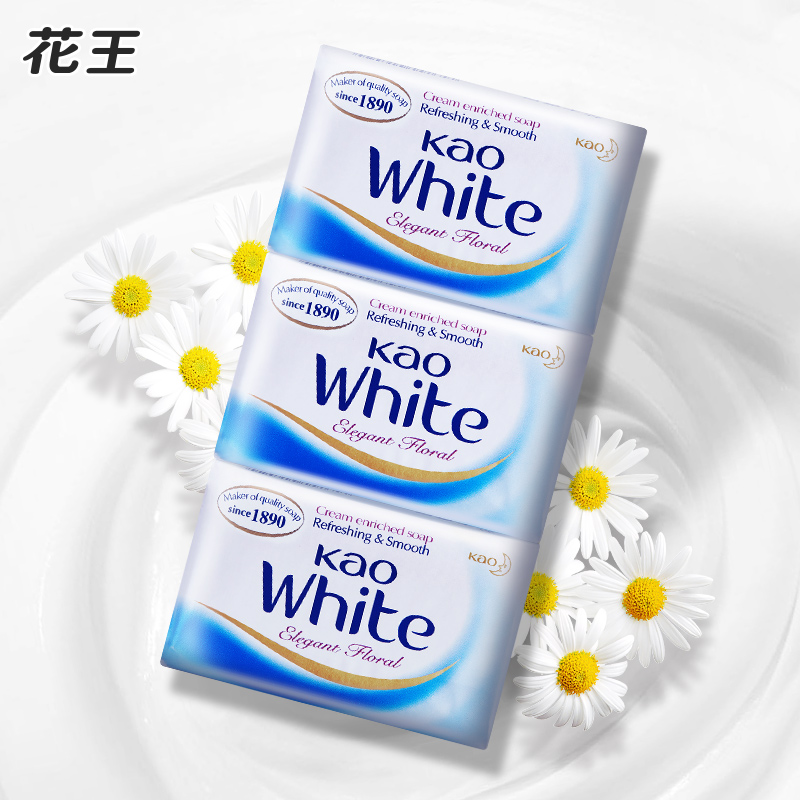 花王(MERRIES) 香皂 130g*3块高清大图