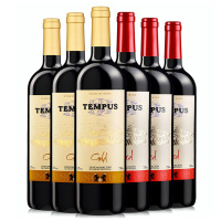 西班牙原瓶进口红酒 梦诺普锐斯干红葡萄酒750ml*6