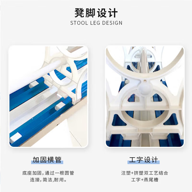 锦北 ABS塑料更衣凳游泳馆健身房洗浴防水换衣凳简约更衣凳 1.5米高清大图