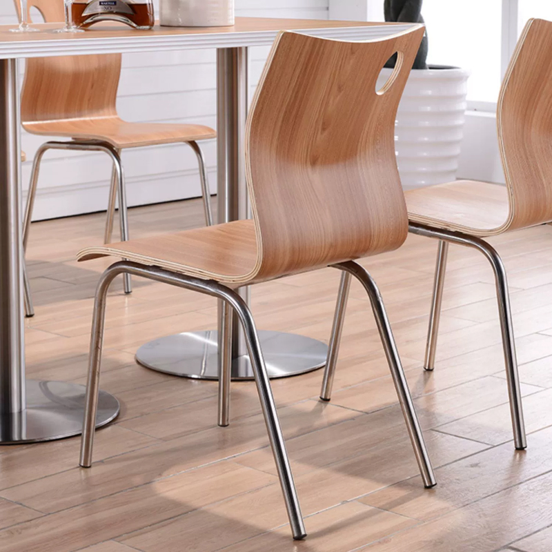 寇店连锁快餐店桌椅简约肯德基汉堡店餐桌柚木色桌椅1200*600*750高清大图