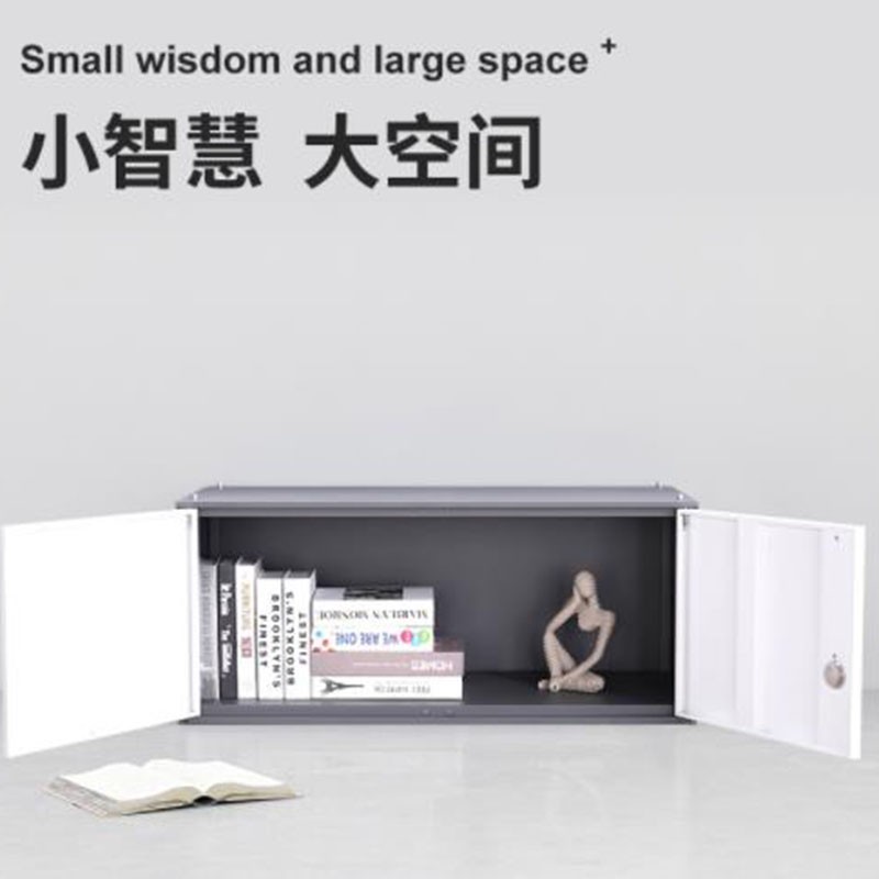 鑫双升 档案柜单节财务凭证柜资料柜白储物柜文件柜铁皮柜970*420*390mm高清大图