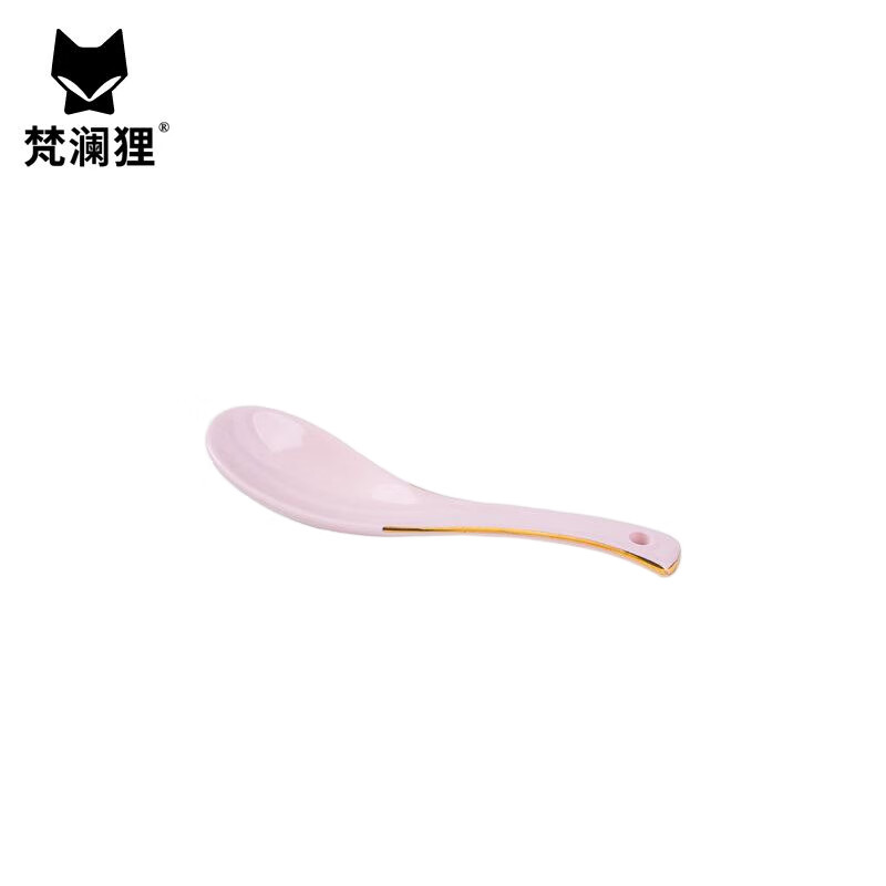梵澜狸陶瓷小汤勺K51 10支/包 颜色请备注