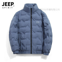 JEEP SPIRIT男士白鸭绒羽绒服弹力宽松大码男装羽绒外套男潮