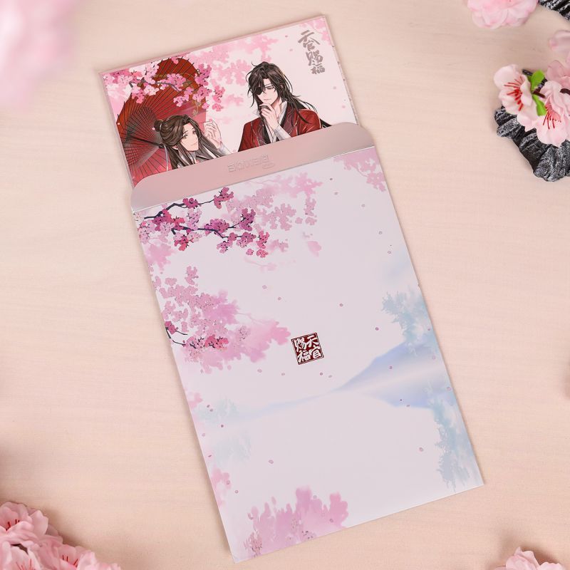 光栅收藏卡 [正版]BEMOE《天官赐福》动画 繁花倾心光栅收藏卡收藏色纸马口铁徽章高清大图
