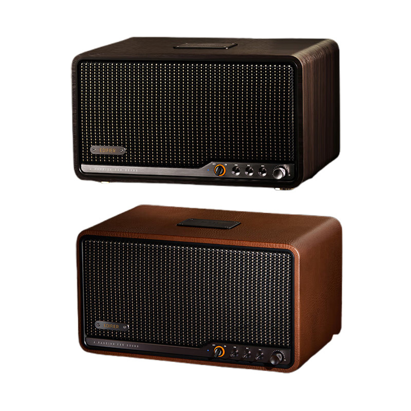 漫步者蓝牙音箱音质稳定木质箱体音效清晰S300(颜色随机)