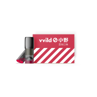 vvild小野 V1电子烟烟弹 烟油换弹 雾化弹 雾化器（每盒包含3颗）【清甜荔枝】黑色烟嘴