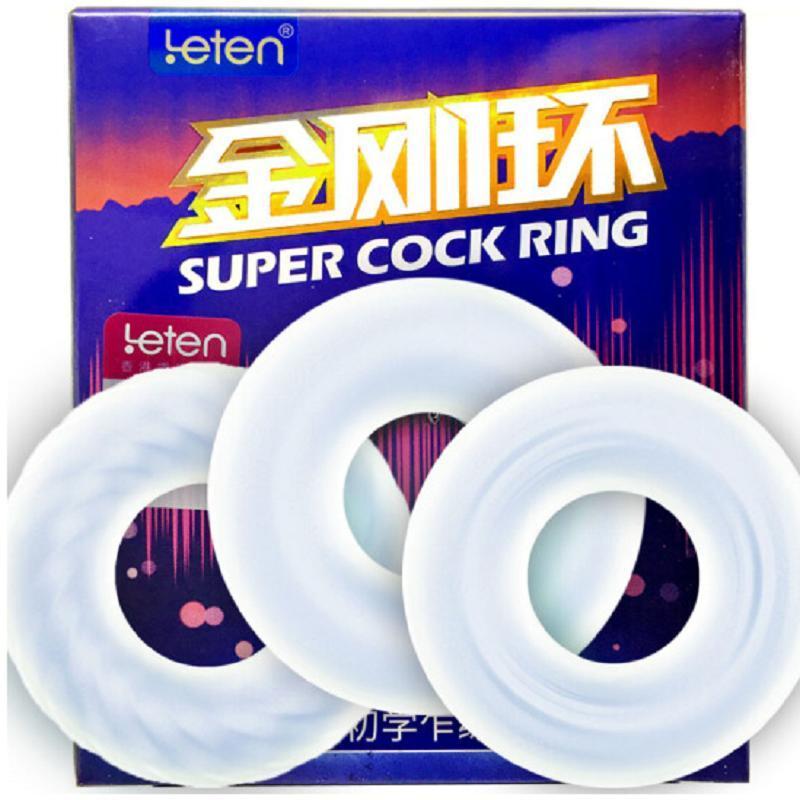 雷霆(LETEN)金刚环锁精环阴茎套环穿戴式男性系列成人情趣性用品非震动延时套环狼牙套高清大图