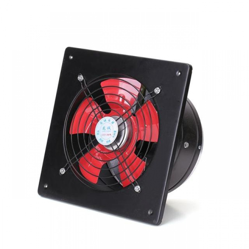 排气扇10寸33cm大面板高速强力轴流风机厨房壁式排风换抽气扇白色