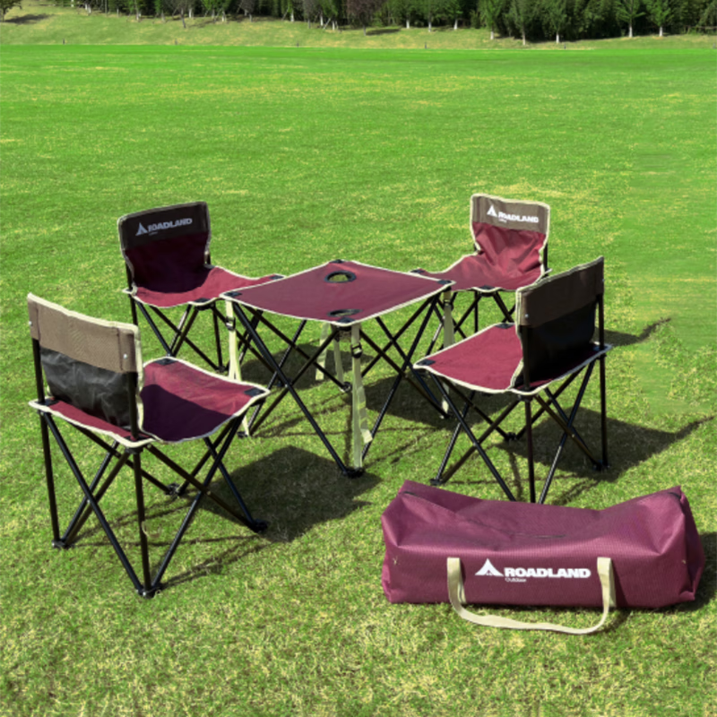 洛得兰德 折叠桌椅六件套 LD-ZYTZ102