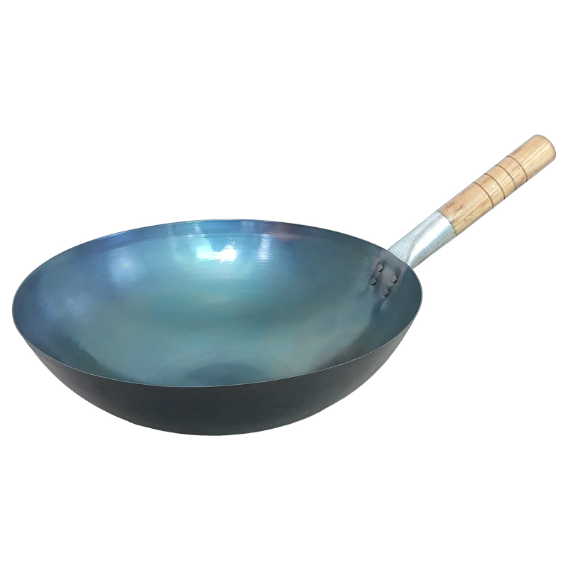 厨师专用烘焙精灵熟猛火灶炒菜锅家用炒锅老式加厚炒锅