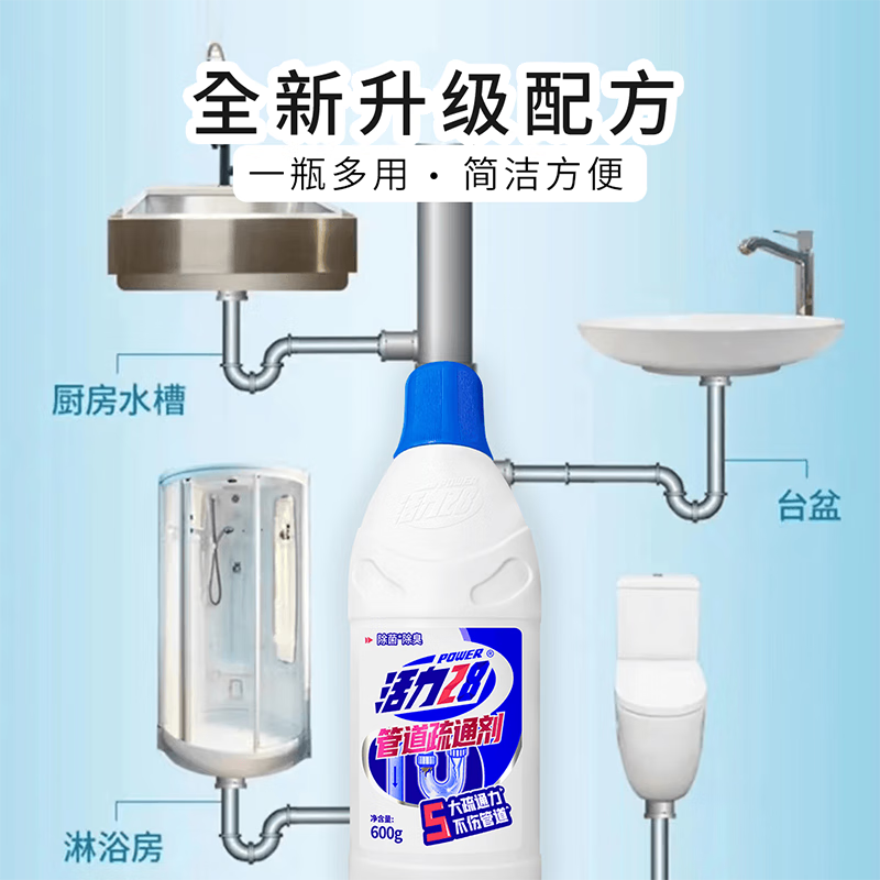 活力28管道疏通剂 600g ×1瓶高清大图