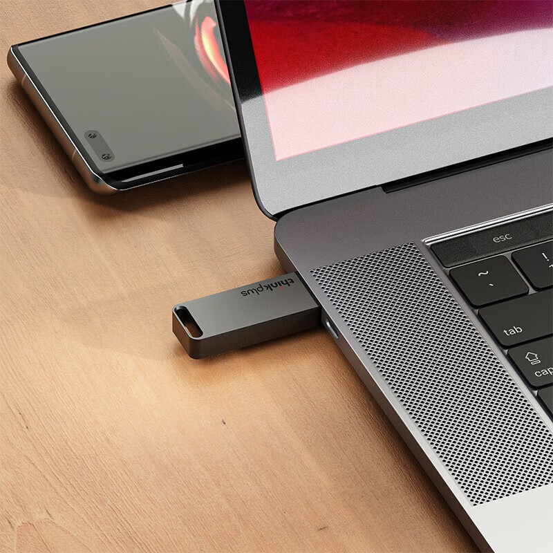 U盘 联想/LENOVO TU100 256GB USB3.1 灰色高清大图