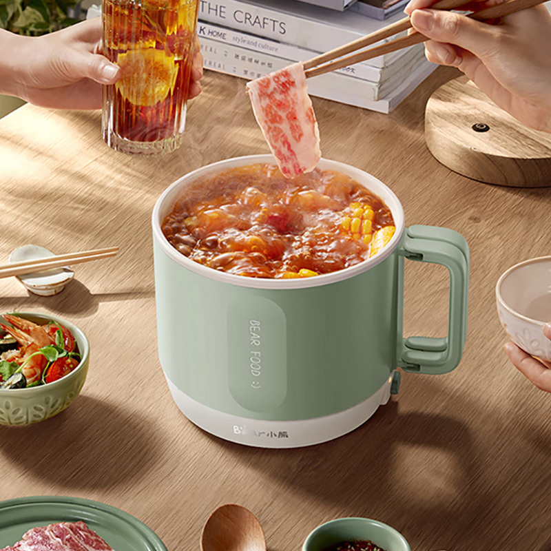 小熊电煮锅1.2L小煮锅小电锅电热锅多功能DRG-Z12K1高清大图