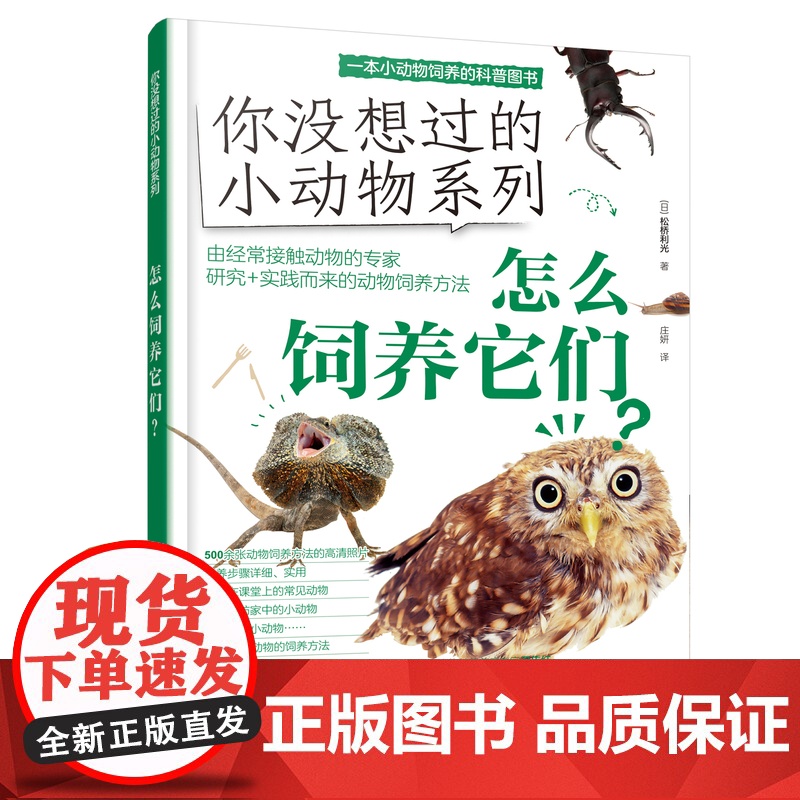 你没想过的小动物系列 怎么饲养它们 小学生的小动物宝典 小学生动物知识图文科普读物 儿童动物知识兴趣启蒙亲子阅读图文科普高清大图