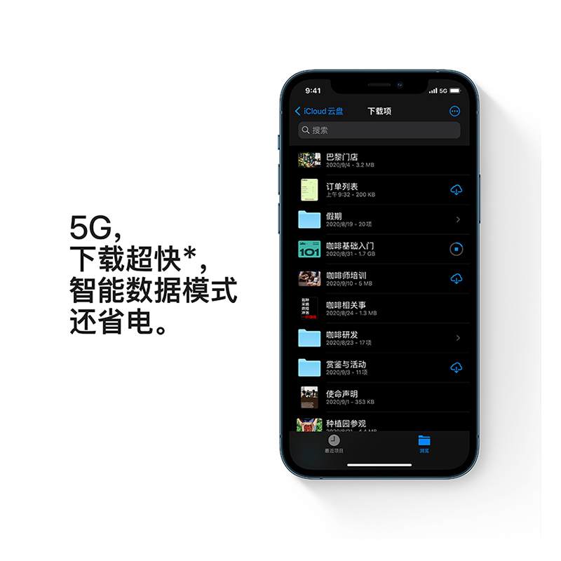 Apple iPhone 12 Pro Max 512G 海蓝色 移动联通电信5G全网通手机