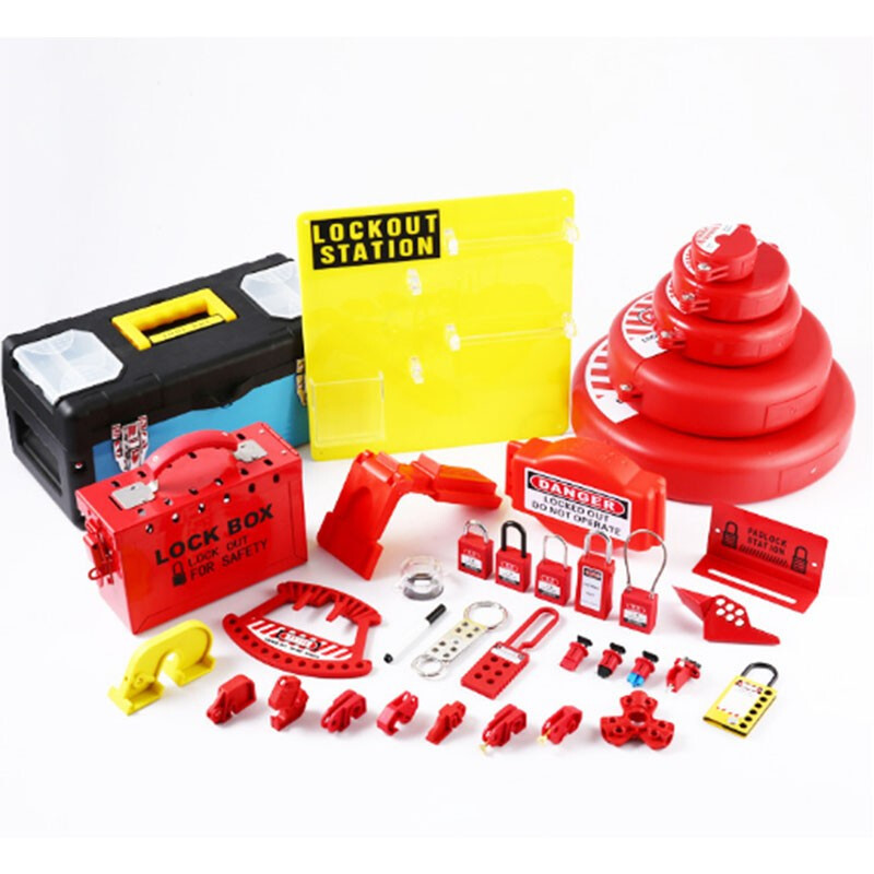 海斯迪克 HK-5033 绝缘安全挂锁 防尘工程塑料挂锁 工业安全锁具