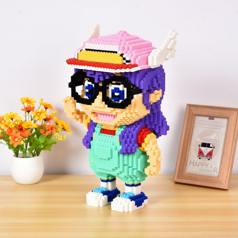 兼容乐高阿拉蕾iq博士超大成人拼装颗粒立体拼图微积木超大阿拉蕾7288