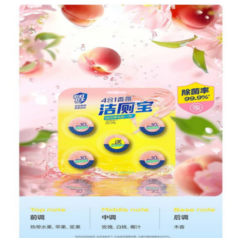 彩虹卫士家庭礼盒套装 净逸全能礼盒FX0001-C 含洁厕液双瓶、油污净双瓶、洗衣机槽清洁剂、地板清洁剂、洁厕宝、除湿袋高清大图