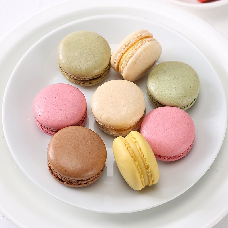 法式马卡龙甜点6粒60g24粒240g西式生日蛋糕点休闲零食礼盒