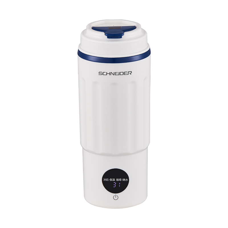 施耐德(Schneider) 智能款电热水杯 SWK-XRL03 月光白 0.4L高清大图