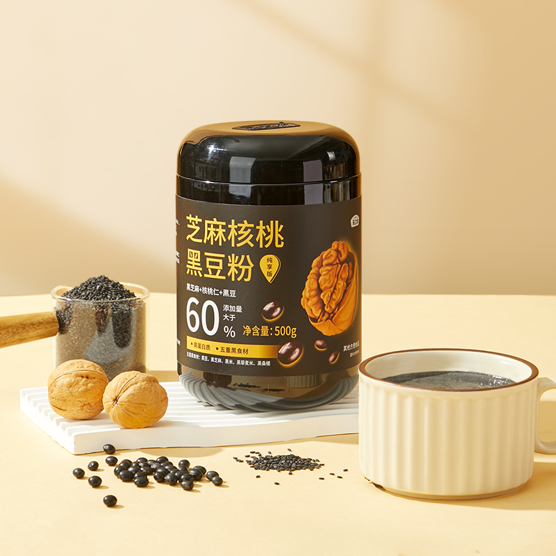 燕之坊 芝麻核桃黑豆粉纯享版 500g高清大图