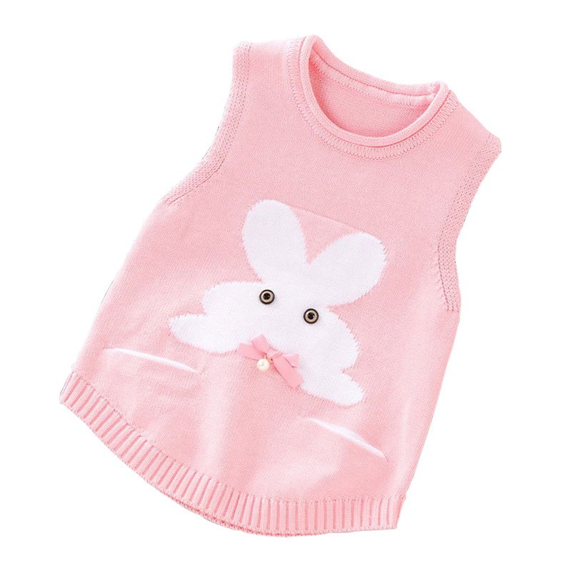 中小女童毛衣马夹儿童宝宝春秋装打底小背心毛线马甲038岁可爱小清新