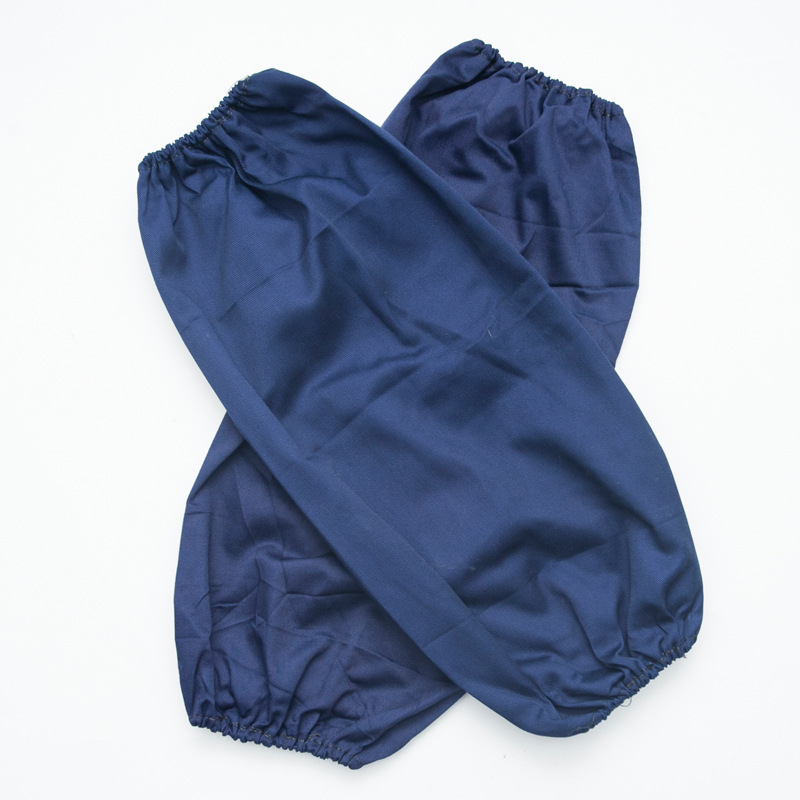 大唐御牛仔布电焊防污耐脏加厚耐磨印字批发男女工作劳保牛仔布袖套 牛仔布袖套通用高清大图