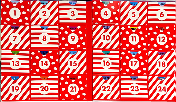 [正版]英文原版 奇先生妙小姐倒数日历 24册 圣诞节新年节日礼品故事书 Mr Men & Little Miss A高清大图