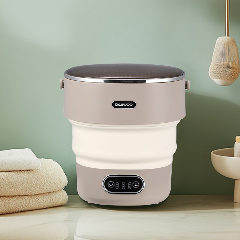 大宇(DAEWOO)折叠迷你洗衣机DYXY-ZD13木兰棕
