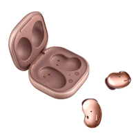 三星(SAMSUNG) Galaxy Buds Live开放式主动降噪无线蓝牙耳机 兼容苹果 无线快充 长效续航 迷雾金