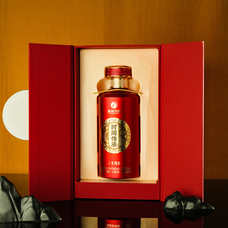 习酒人生传承窖藏 送礼礼盒 酱香型白酒 53度 500ml*2瓶高清大图