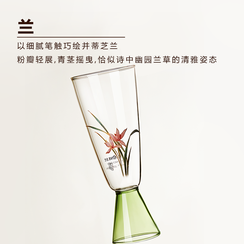 金灶TP-209耐热玻璃茶杯家用手工高足主人杯绿茶品茗杯个人专用杯高清大图