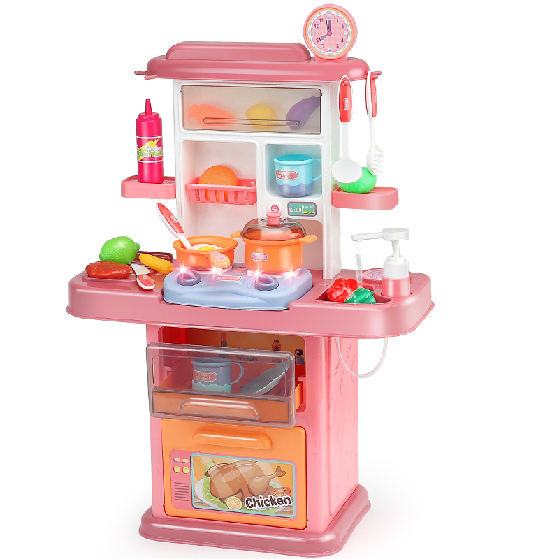 儿童过家家厨房玩具做饭女孩3-4-5-6岁7男孩小孩女童生日 70cm可出水