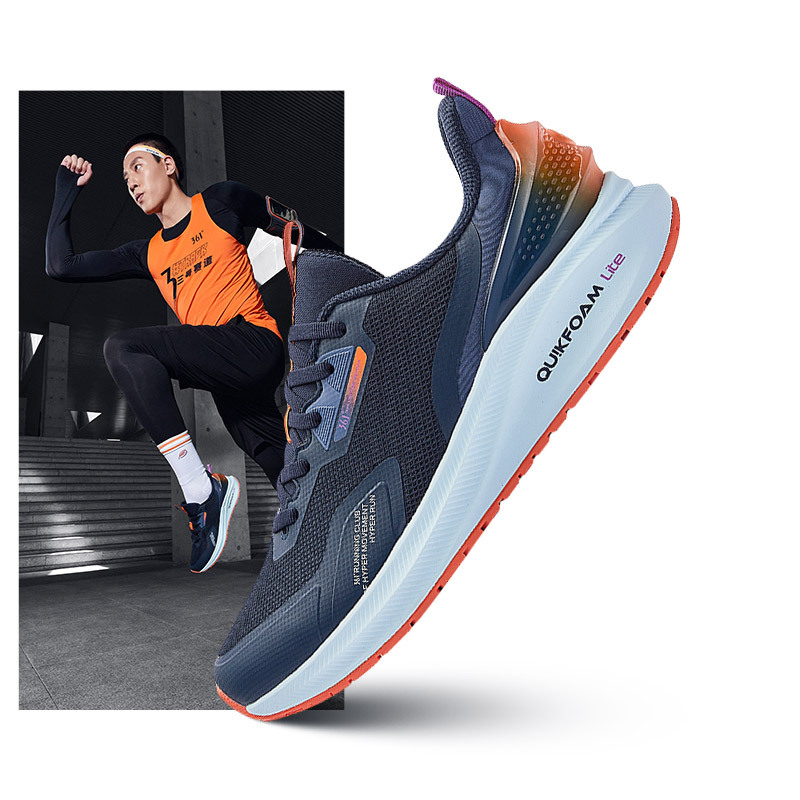 [风屏]361°男鞋运动鞋2022新款休闲鞋子轻便跑鞋Q弹减震跑步鞋男