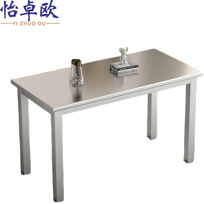 怡卓欧不锈钢餐桌高清大图