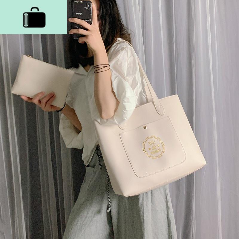 夏季大容量手提包包女2020新款潮韩版百搭单肩包学生时尚托特大包NEW LAKE女士单肩包