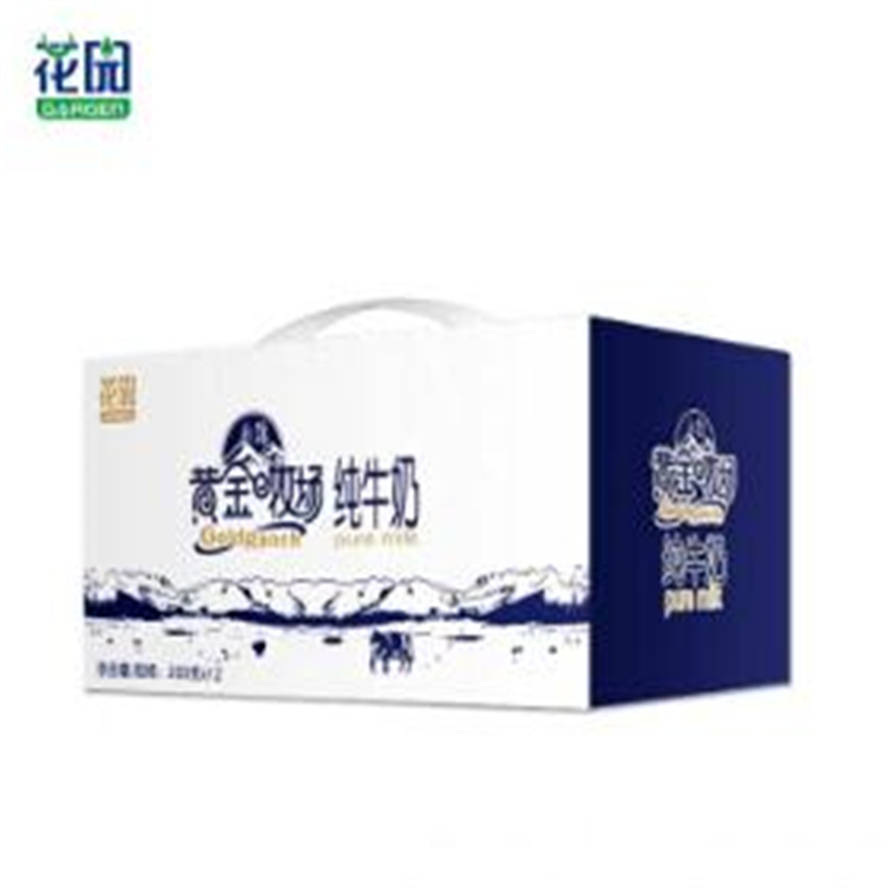 花园 黄金牧场纯牛奶200g*12