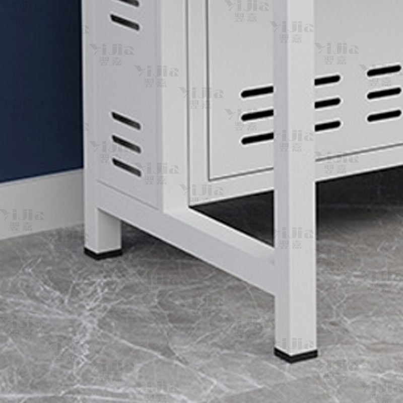 翌嘉 钢架电脑桌培训桌机房电脑桌学习桌课桌 双人位B款