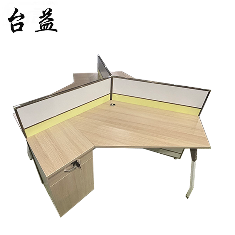 台益 办公桌 三人位屏风工位 TY-GW2024132 1850*2150*1080mm 张高清大图