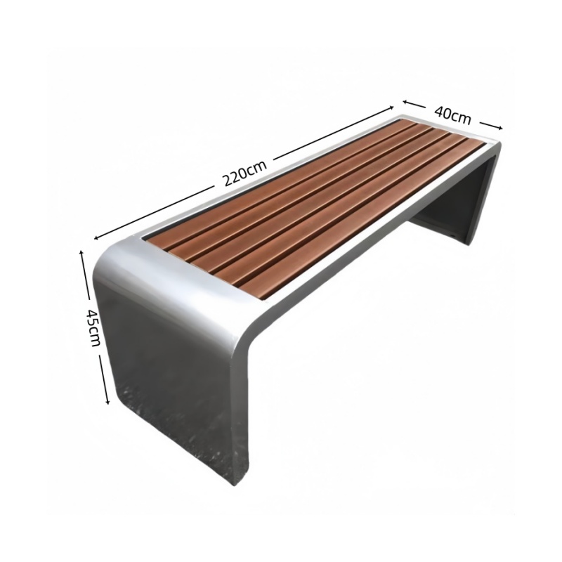 攸形休闲椅220*40*45cm张高清大图