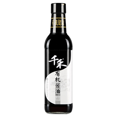 千禾有机酱油500mL 瓶装特级生抽 有机认证酿造酱油 凉拌炒菜调味品