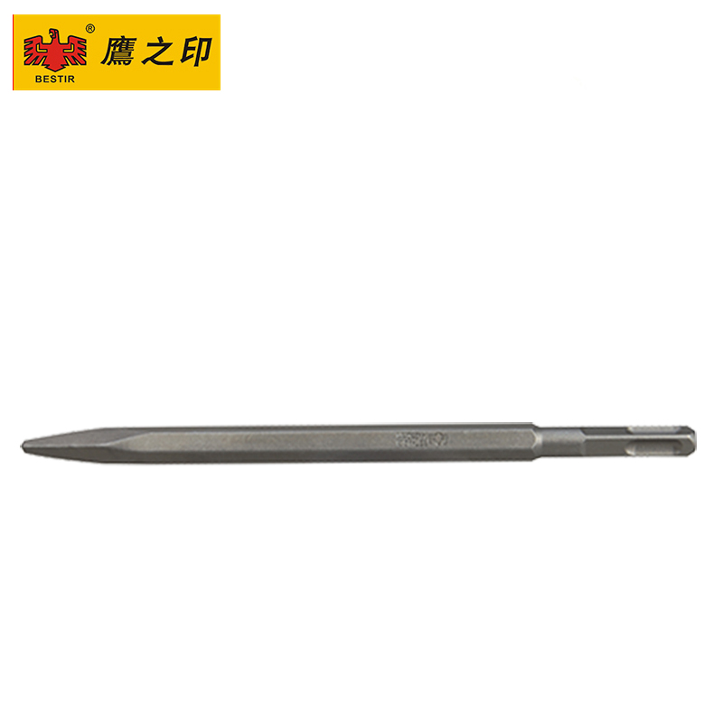 鹰之印工具 电锤电镐 凿镐钎 方头圆头柄尖扁凿子 六角/35A柄 14X250mm电镐方头尖凿49121