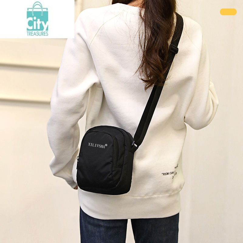 bangdou牛津布小包包女斜挎包2024新款女士休闲背包帆布包轻便女包