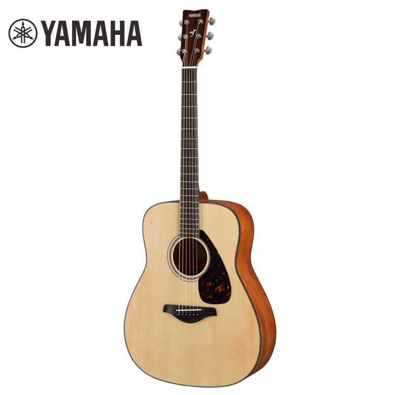 雅马哈自营（YAMAHA）FG800M原木哑光民谣吉他雅马哈吉他初学入门吉他男女吉它圆角41英寸单板民谣吉他面单吉他高清大图