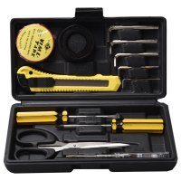 喜得成XDC6008-2工具箱装多功能五金维修工具箱家庭迷你8件套家用组合