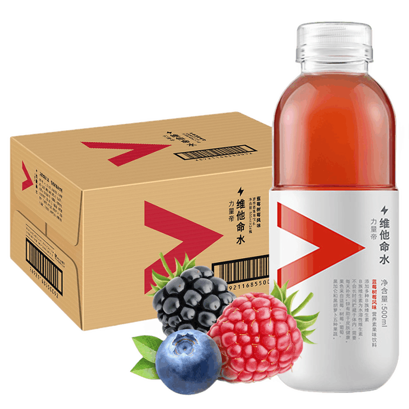 农夫山泉 力量帝维他命水 蓝莓树莓风味 500ml*15瓶
