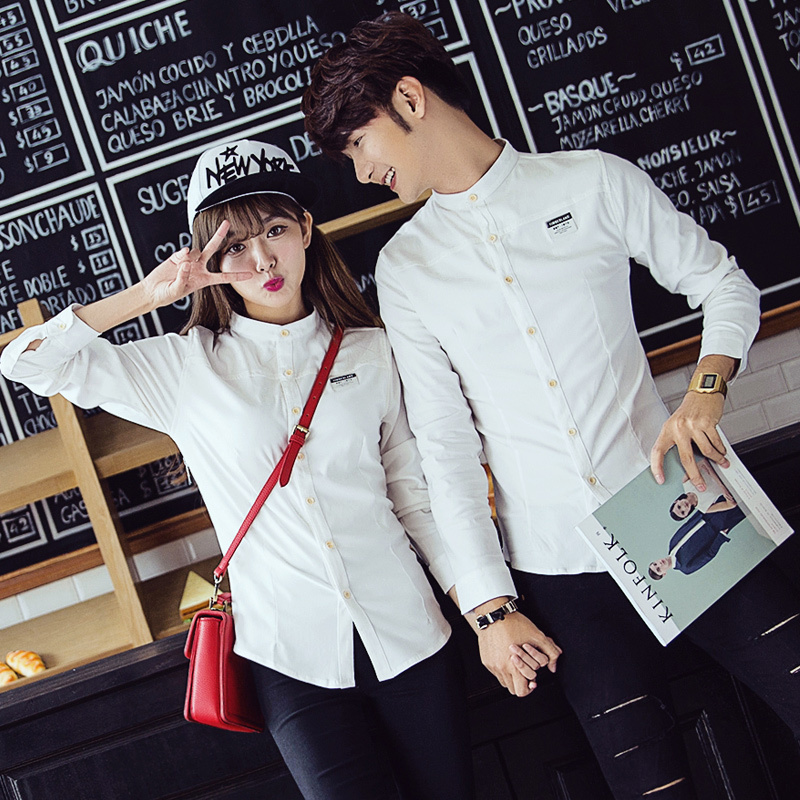 美师理店型师夜店酒吧KTV服务员工作服男士长袖衬衫衬衣