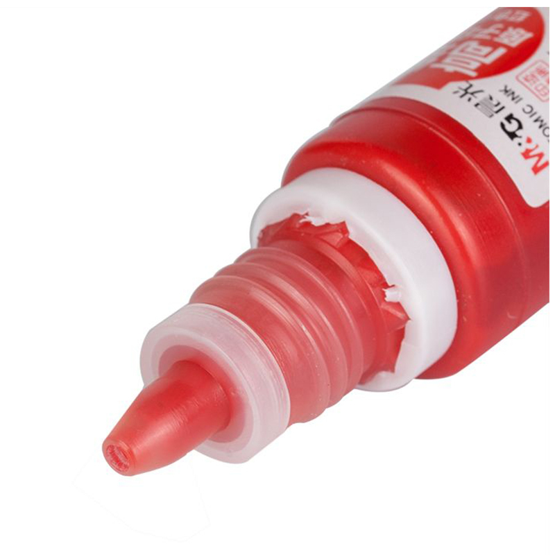 晨光(M&G) 红印油 10ml/瓶(价格为单个价格,起订量10个,不足起订量不发货)