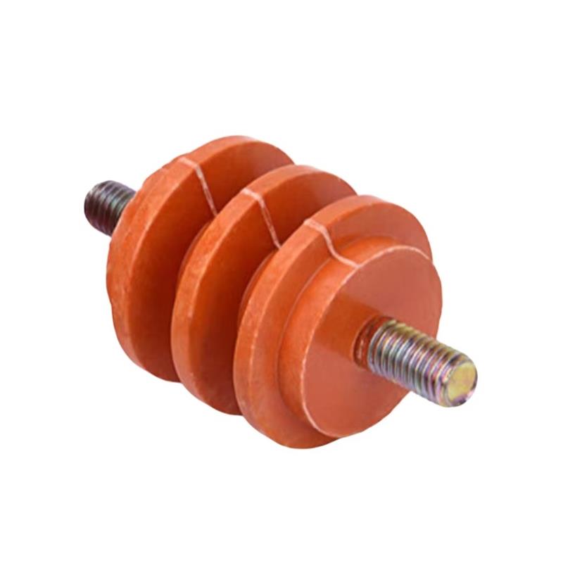 盛京联硕 黄色绝缘子 配电箱柜零排绝缘支柱座 Φ10*40 带杆 个高清大图