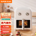 苏泊尔烹饪可视乐享美味内外金属材质蒸汽嫩炸1500W大火力6.0L大容量KJ60D76